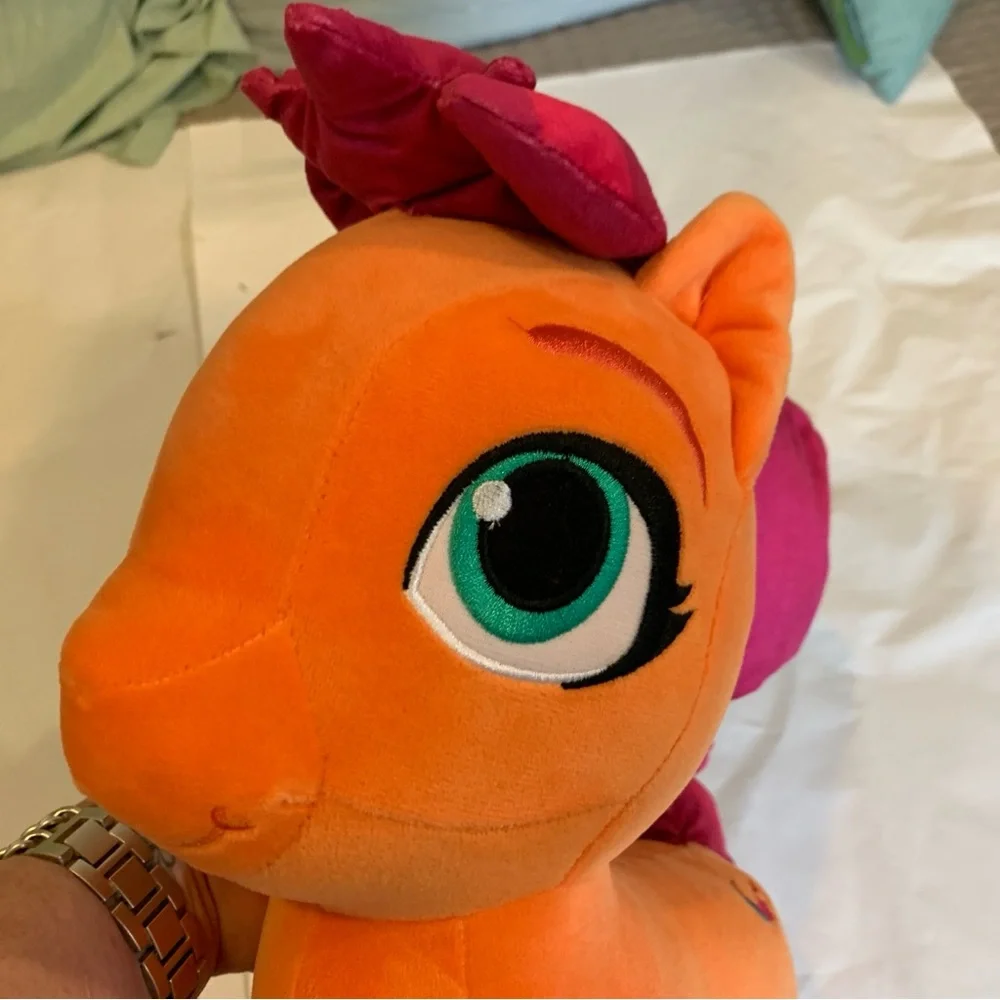 My Little Pony NWT Orange and Pink Stuffed Animal Pillow Christmas Gift Birthday
